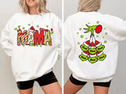 Custom Christmas Mama Kids Names Sweatshirt