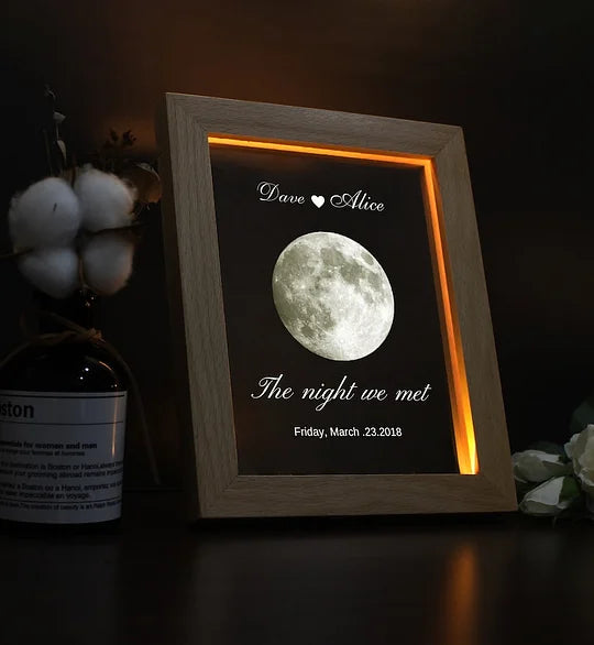 Personalized Moon Phase Acrylic lamp