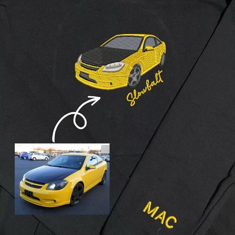 EMBROIDERED｜FOR CAR LOVER｜CUSTOM CAR HOODIE