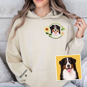 Custom Embroidery Hoodie｜From Photo｜Personalized Dog Sweatshirt