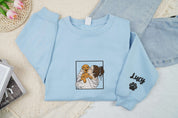 Personalized Dog Hoodie |  With Portrait from Photo | Embroidered Pet's Photo Sweatshirt