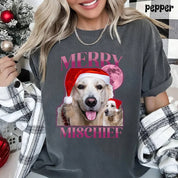 Merry Christmas Custom Bootleg Dog Tee Sweatshirt