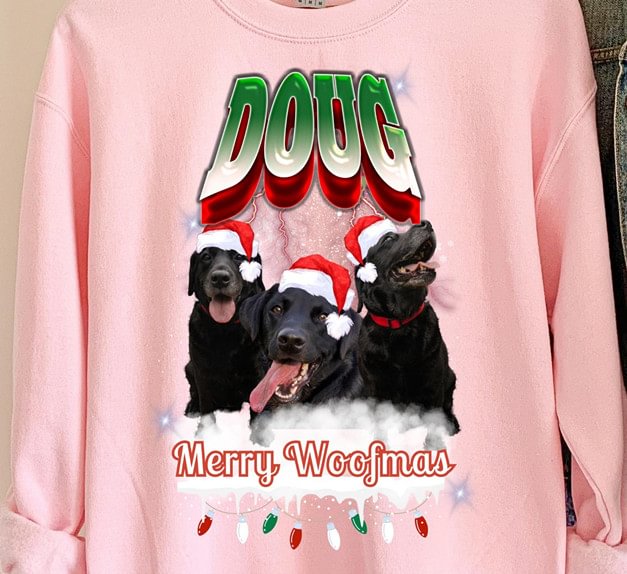 Custom Pet Photo | Christmas Sweatshirt Hoodie T-shirt