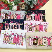 Custom | Grandma With Kids Name | Coquette Bow Sweatshirt