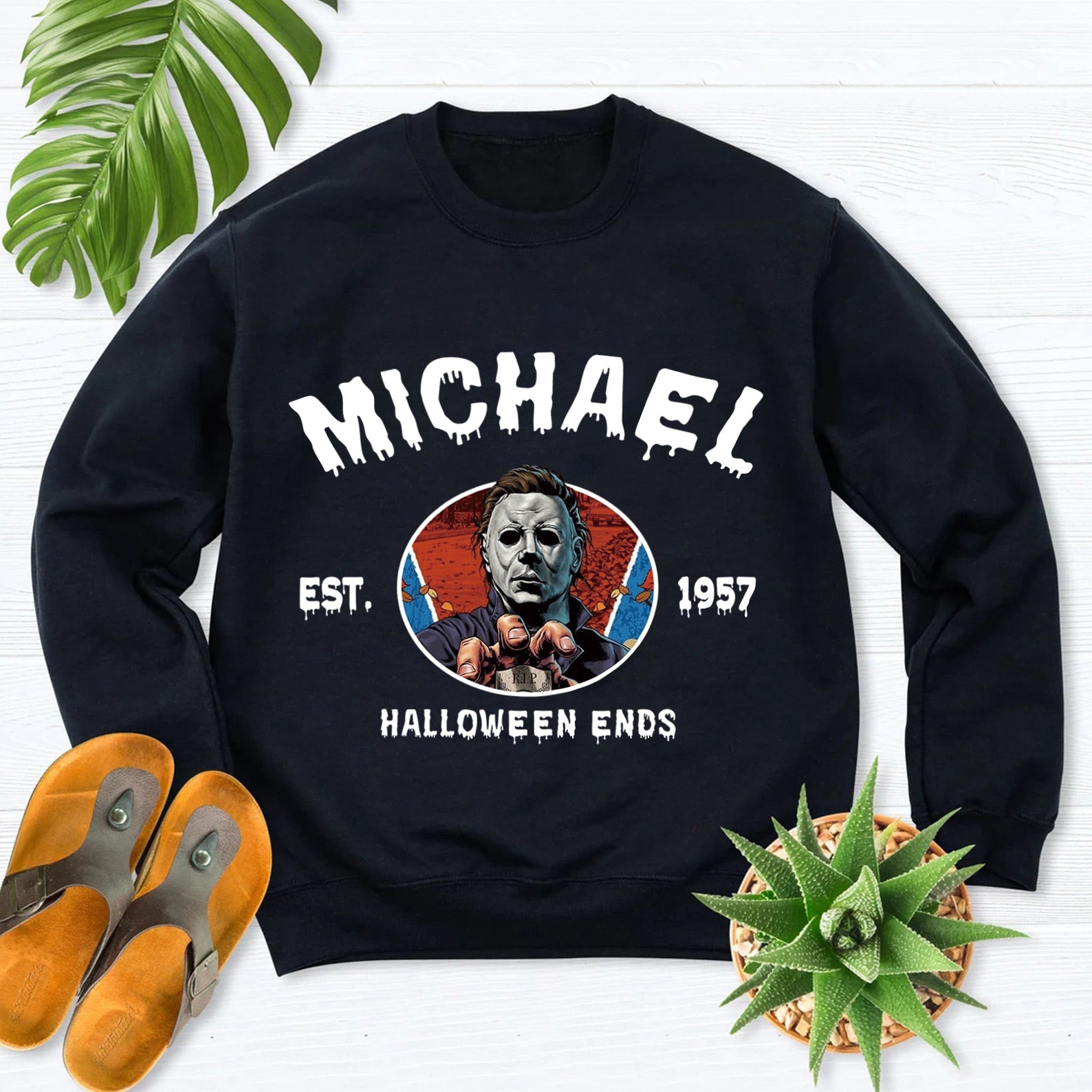 Customized Vintage Halloween Characters Sweatshirt