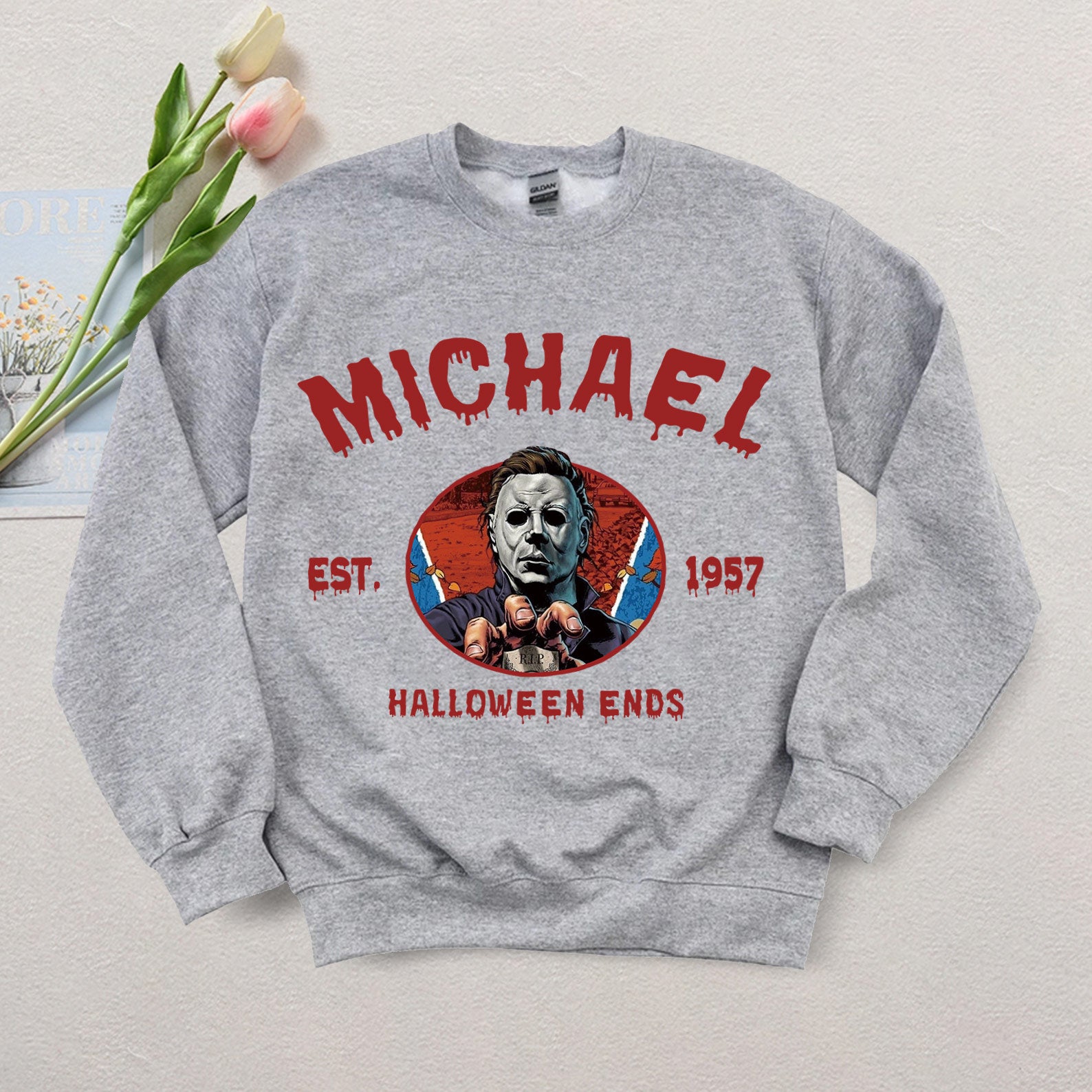 Customized Vintage Halloween Characters Sweatshirt