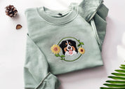 Custom Embroidery Hoodie｜From Photo｜Personalized Dog Sweatshirt