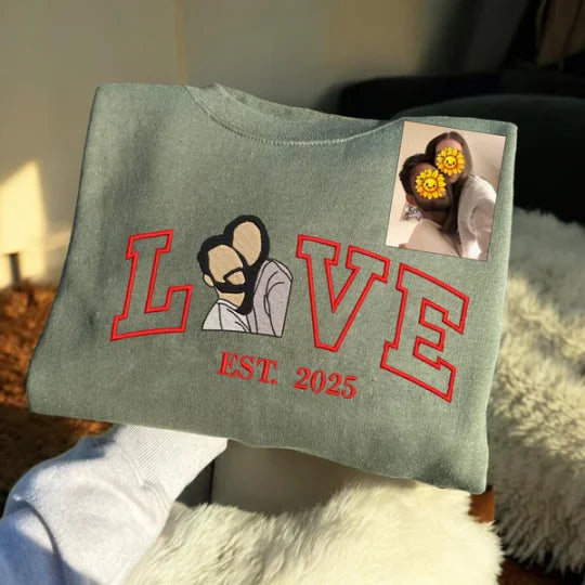 Personalized Embroidered Portrait from Photo