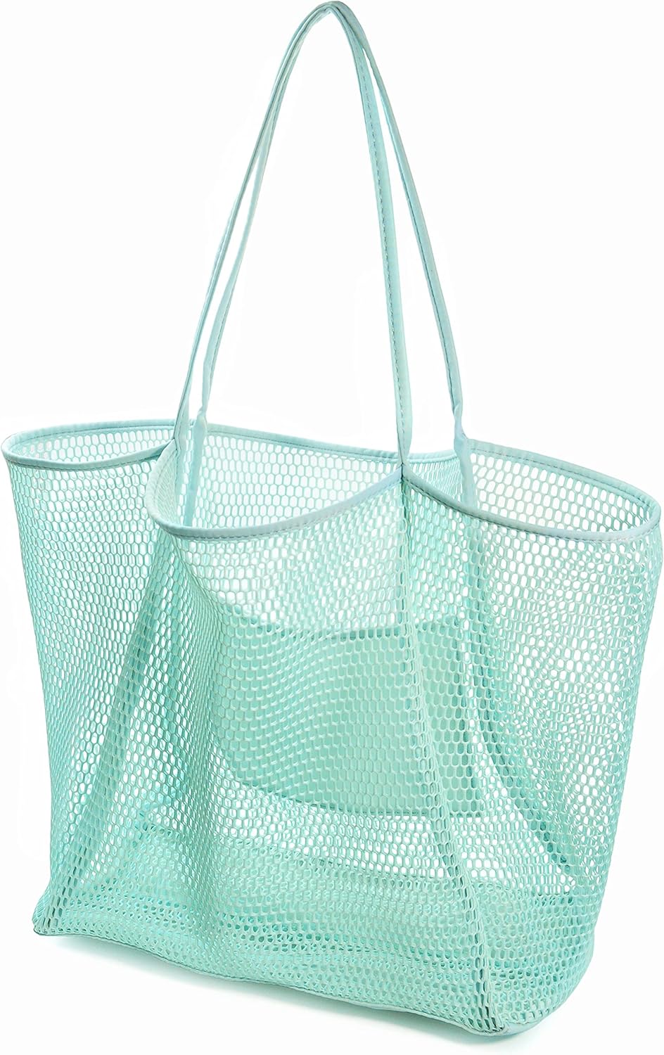 Mesh Beach Tote Womens Shoulder Handbag