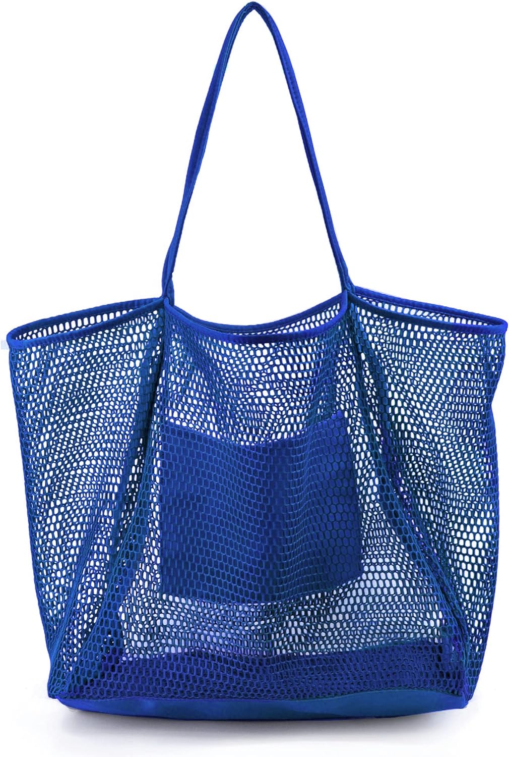 Mesh Beach Tote Womens Shoulder Handbag