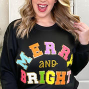 Merry and Bright Soft Sweatshirt | Cozy Up in Holiday Style! 🎄