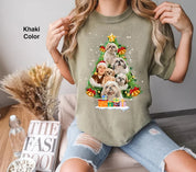 Custom Pet Photo Christmas Tree Shirt | Vintage 90s Shirt