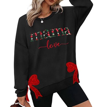 Mama Love Embroidered Shirt