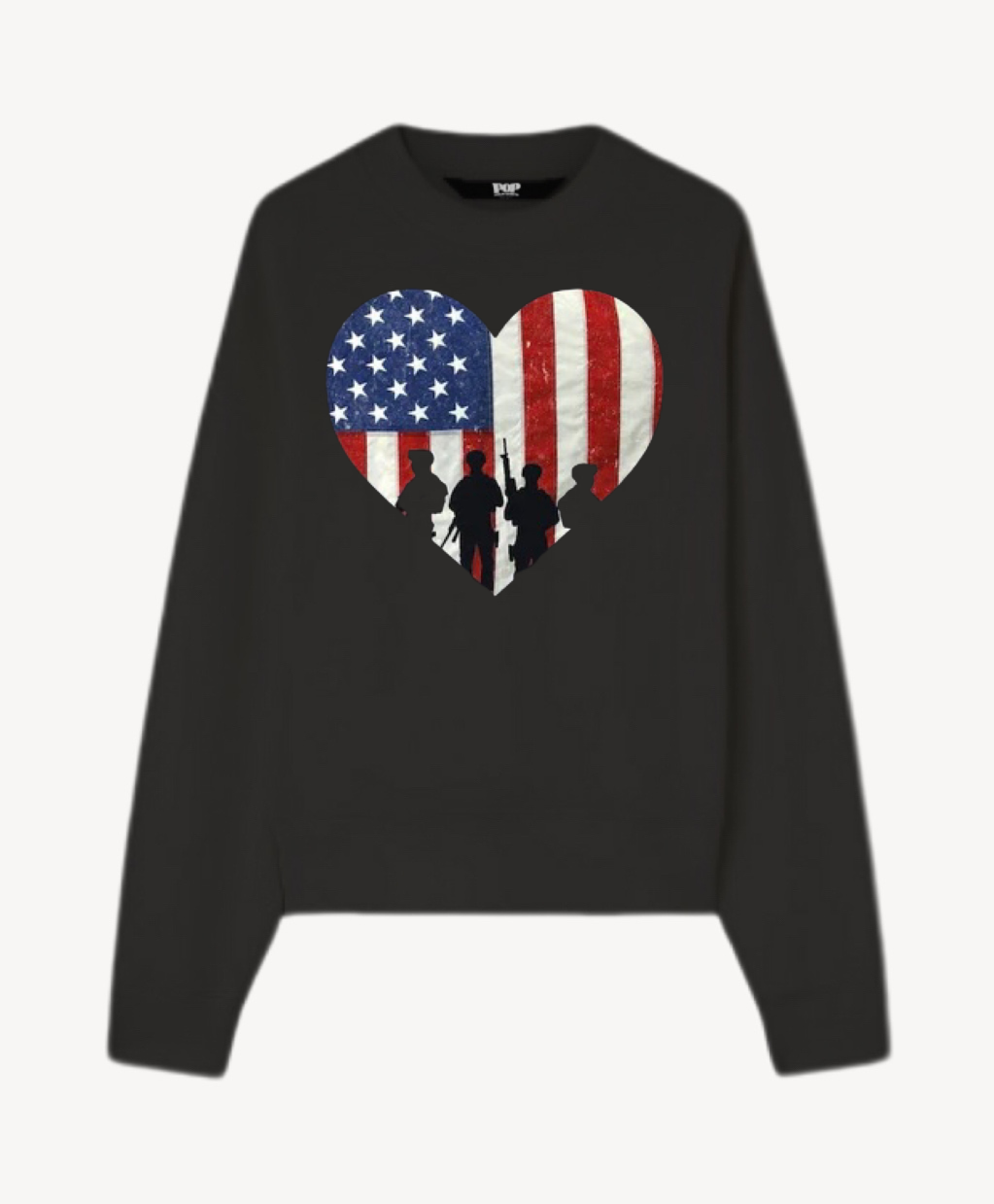 Memorial Day Sweatshirt, American Flag Heart Sweatshirt, Veteran Sweatshirt, Patriotic American Sweatshirt, Heart Memorial Day Sweatshirt