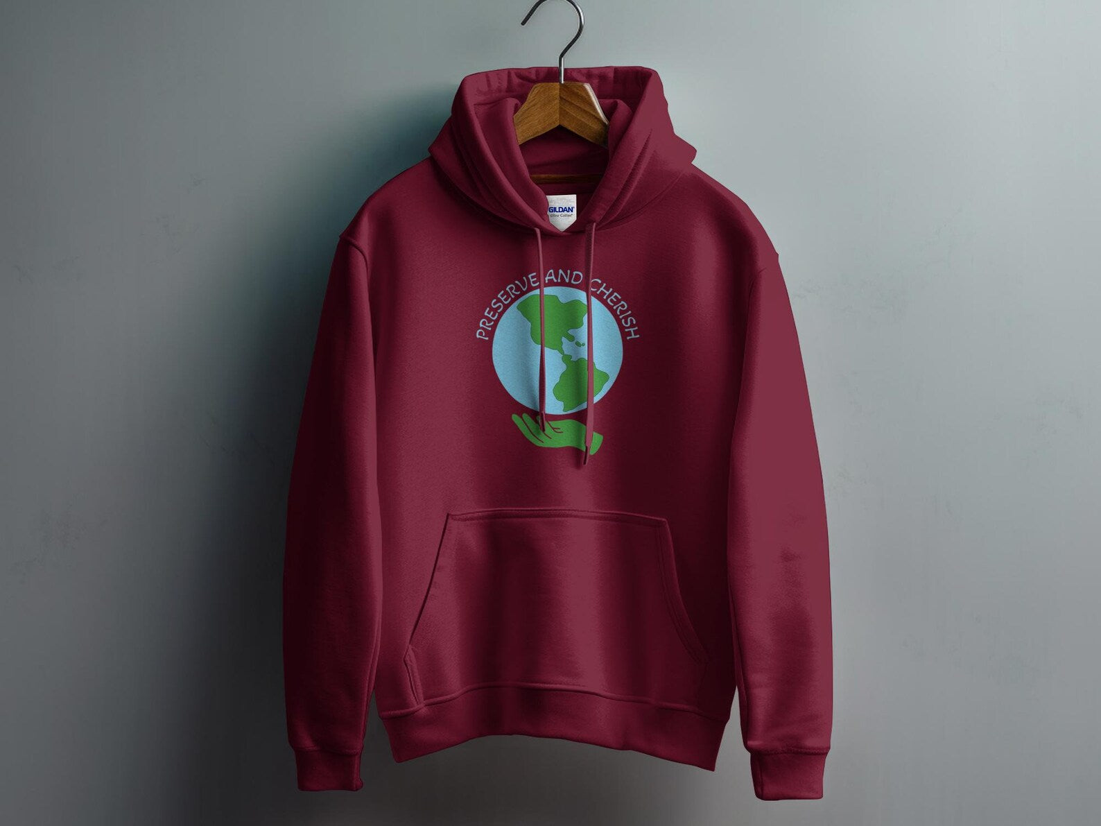 Bewahren und schätzen Sie Hoodie, Retten Sie die Welt Hoodie