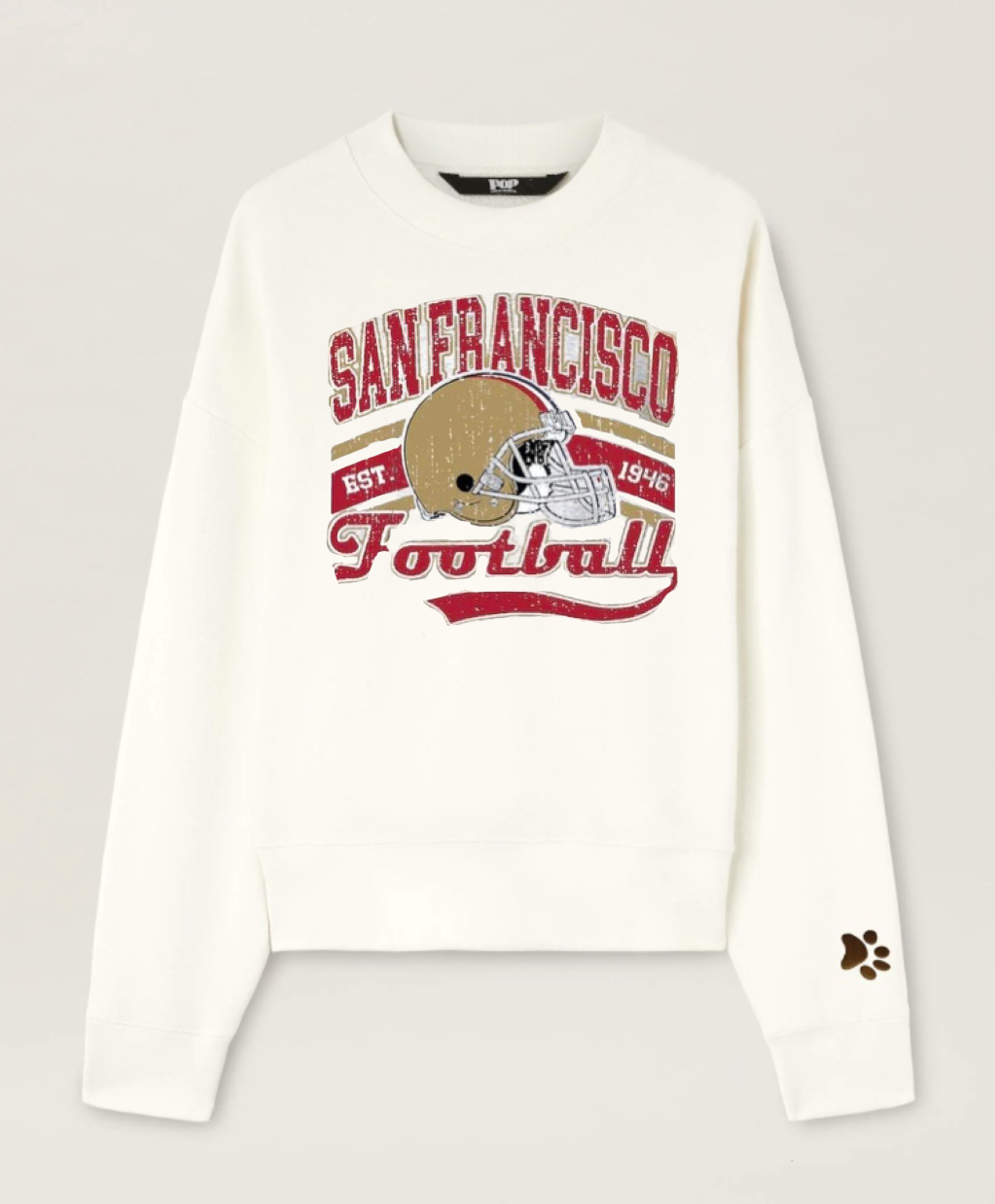 San Francisco Sweatshirt, San Francisco Football Sweater, Vintage Style San Francisco Football Hoodie