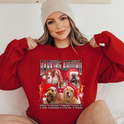 Custom Christmas Dog Bootleg Sweatshirt