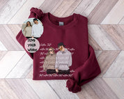 CHEST Photo and Words Portrait Hoodie