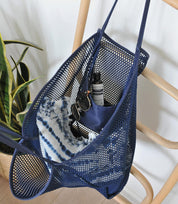 Mesh Beach Tote Womens Shoulder Handbag