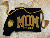 Custom Applique Glitter Mama Sweatshirt/T-shirt