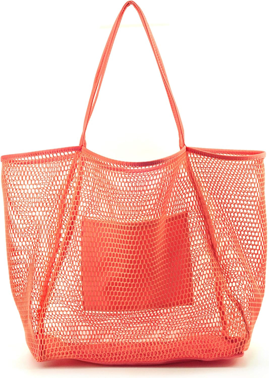 Mesh Beach Tote Womens Shoulder Handbag