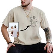 Dad and me | Custom Photo Shirt For Dad | Gift for Husband