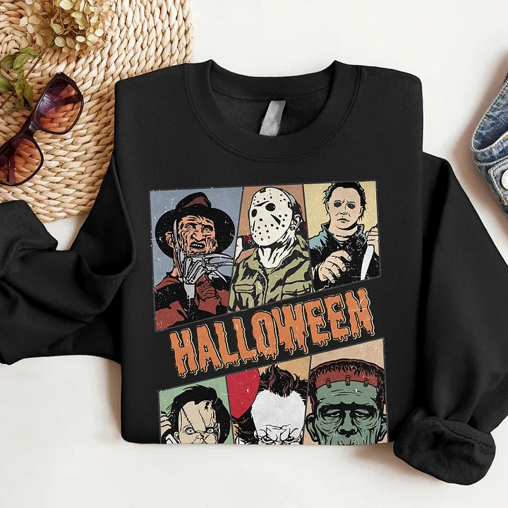 Retro Halloween Horror Movie Shirt