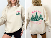 Believe In The Magic Of Christmas | Santa Tree Snow | Sweatshirt