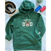 Personalized Embroidered｜Dog Dad Sweatshirt｜From Photo｜Dog Portrait