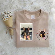 Custom Pet｜From Your Photo｜Embroidered Sweatshirt｜Hoodie