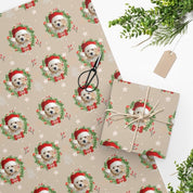 Custom Pet Holiday Gift Wrap | Personalized Dog Wrapping Paper