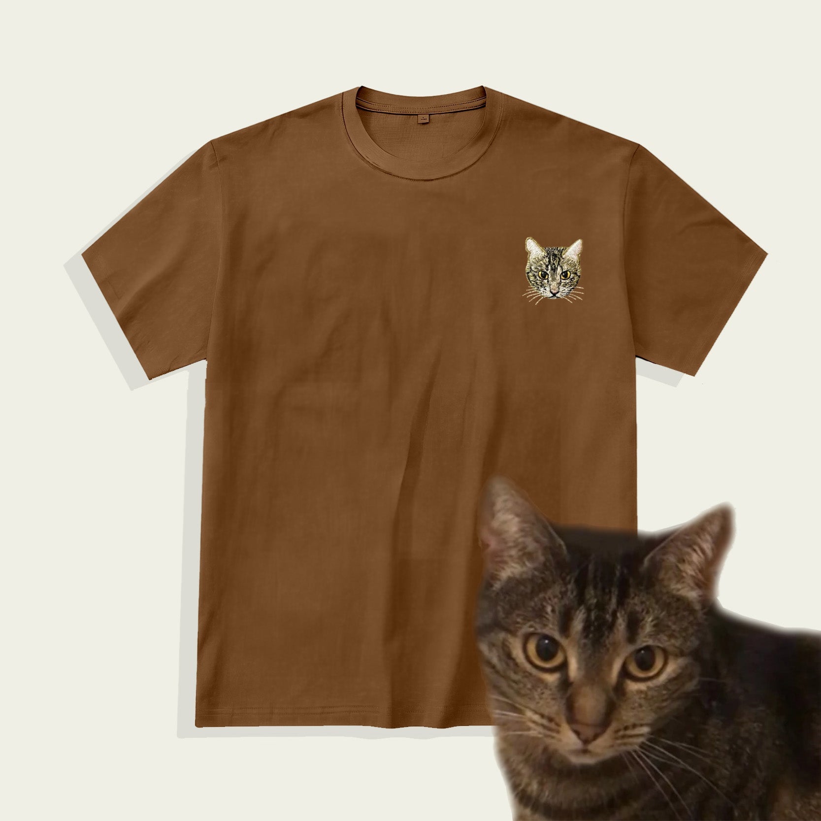 Custom Pet Embroidered T-shirt