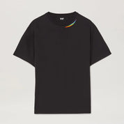 Embroidered T-shirt Rainbow, Crewneck Shirt Handmade