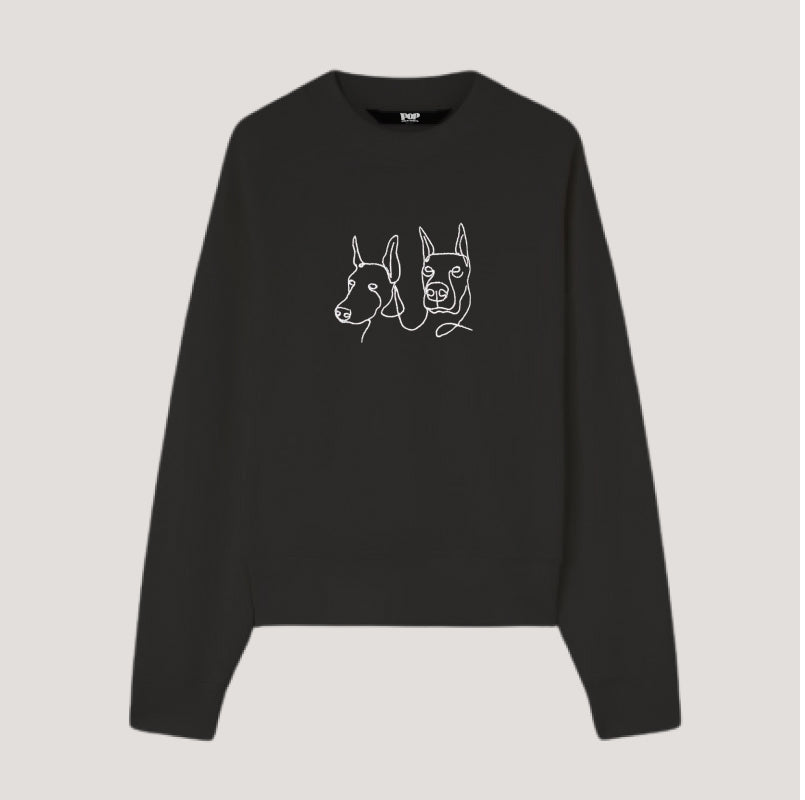 Custom Line Art｜Dog Sweatshirt