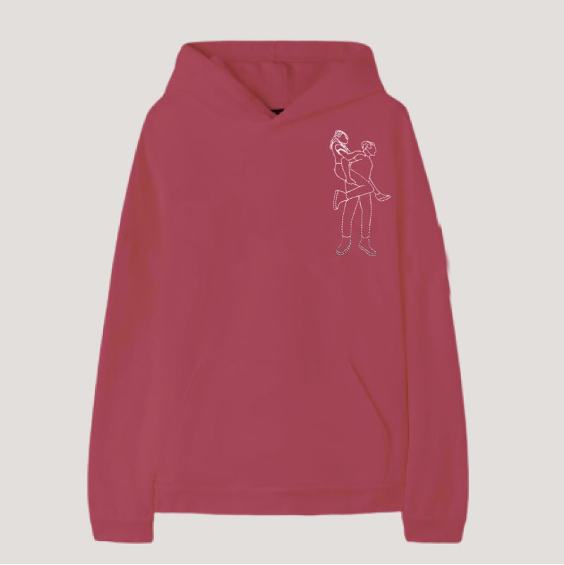 Embroidered Outline Photo Sweatshirt｜Valentine's Day｜Birthday Gift｜Couple