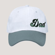 Dad & Mom Script Embroidered Hat | Vintage Style Hat | Gift for Father