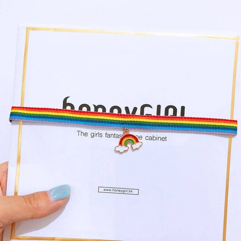 Fashion Rainbow Choker Necklace