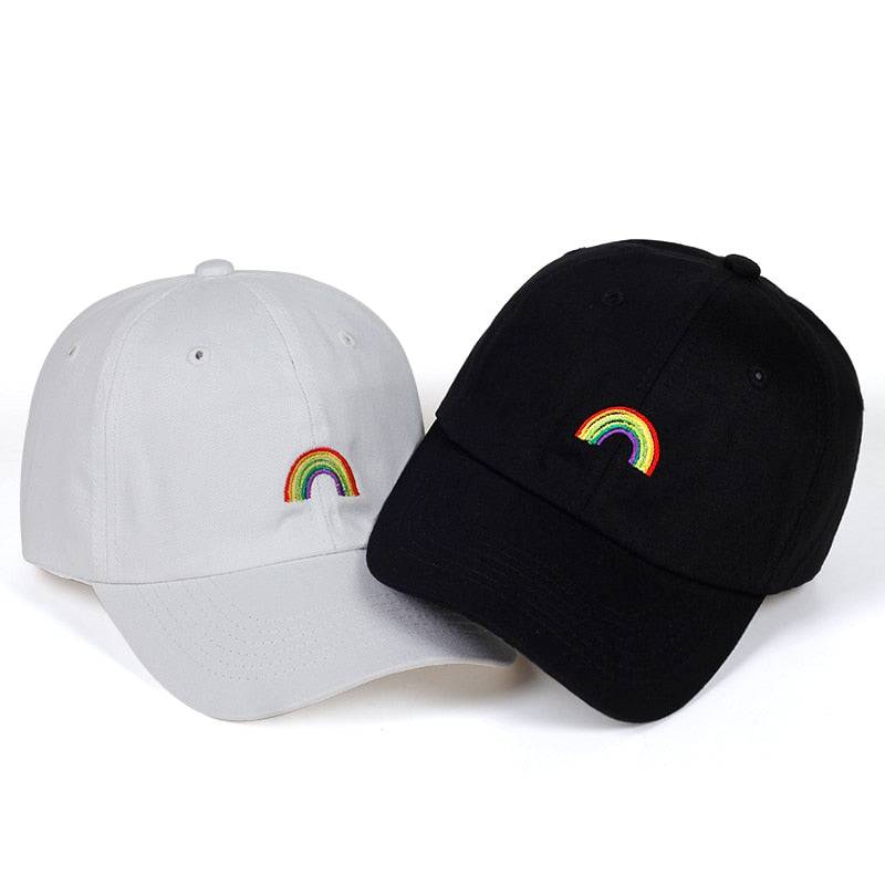 Rainbow Pride LGBT Embroidered Baseball Cap