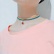 Fashion Rainbow Choker Necklace