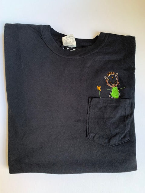 Transform Children's Artwork into Personalized Apparel Gift | Pocket Shirt