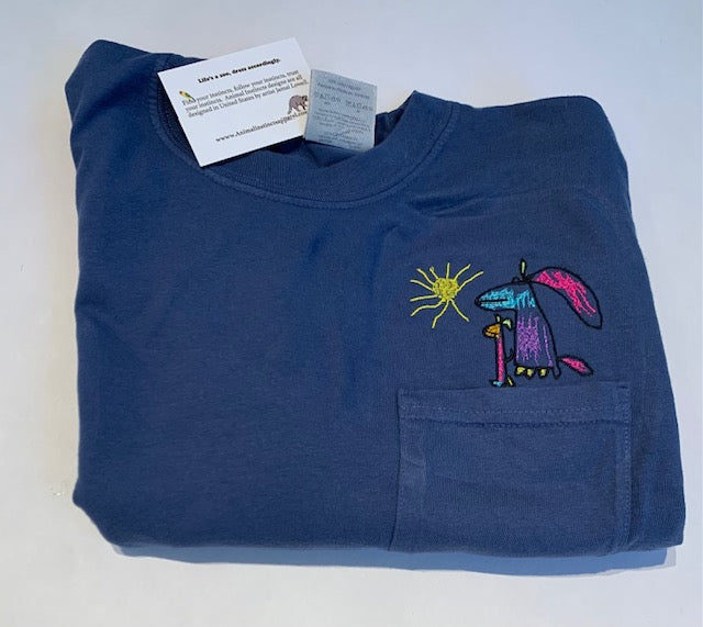 Transform Children's Artwork into Personalized Apparel Gift | Pocket Shirt