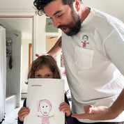 Transform Children's Artwork into Personalized Apparel Gift | Pocket Shirt