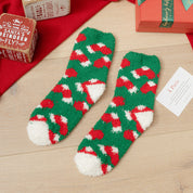 Christmas Ladies' Fleece Socks | Plush Winter Thick Floor Sleep Socks