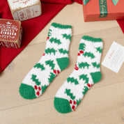 Christmas Ladies' Fleece Socks | Plush Winter Thick Floor Sleep Socks