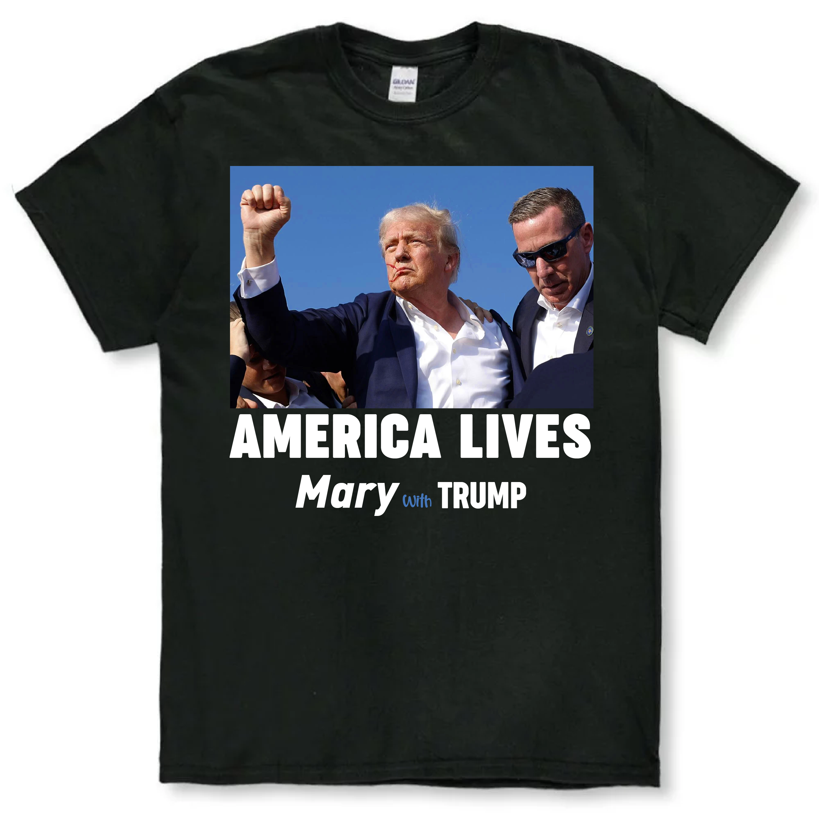 TRUMP RALLY TEE｜Trump Rally Shooter Tshirt｜Official Trump-Get-Shot-Shirt