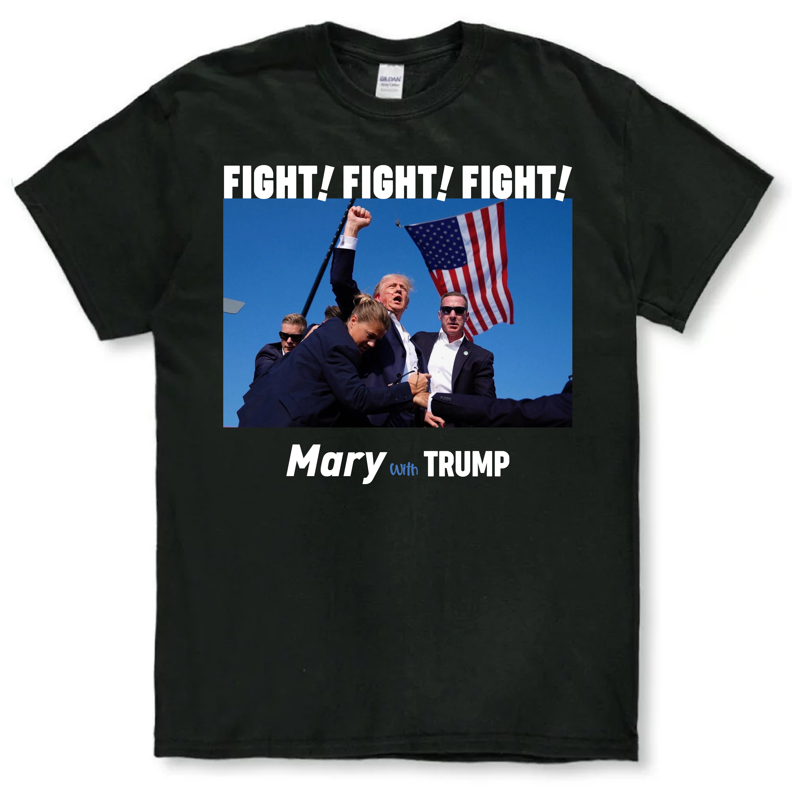 TRUMP RALLY TEE｜Trump Rally Shooter Tshirt｜Official Trump-Get-Shot-Shirt