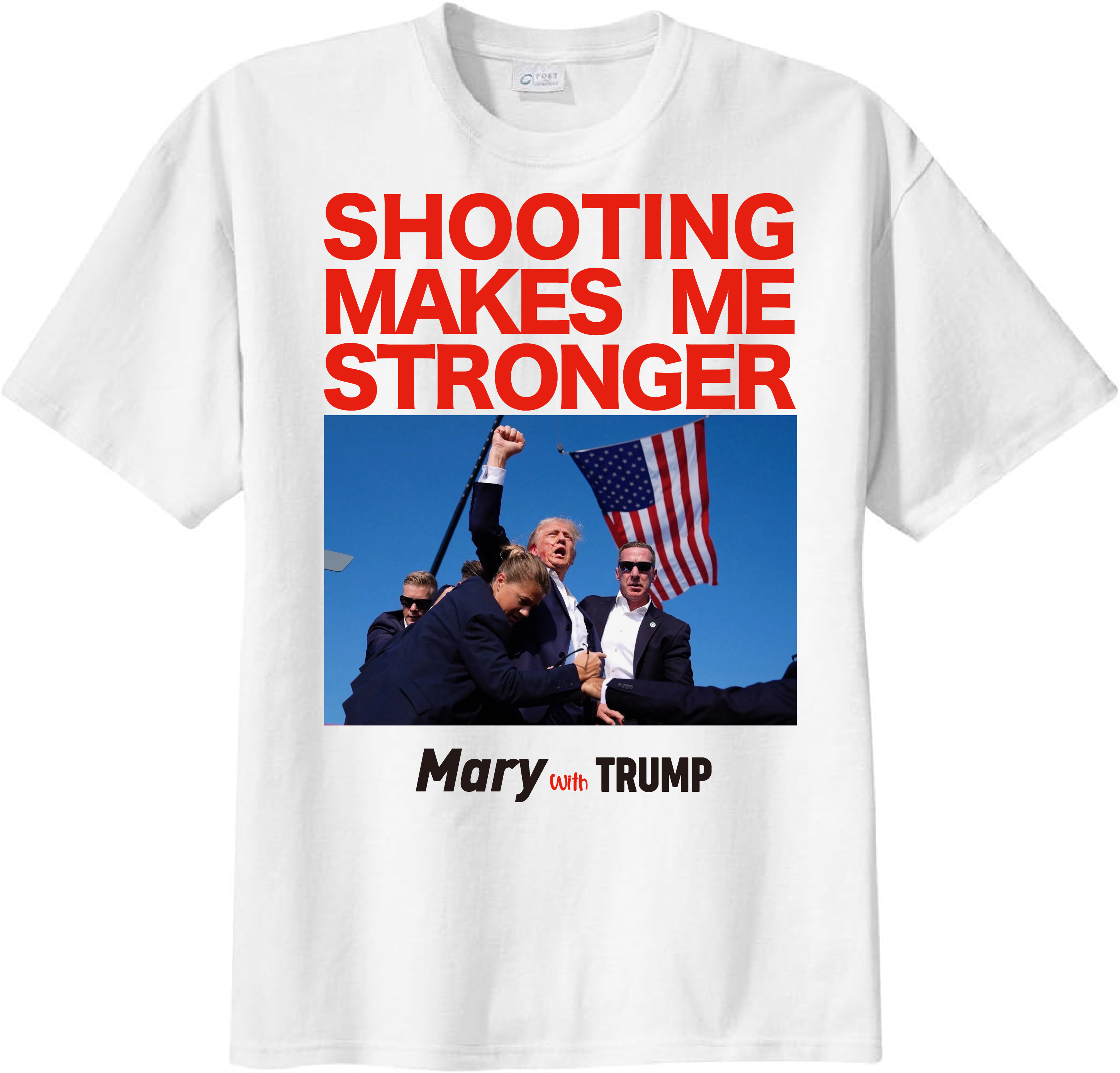 TRUMP RALLY TEE｜Trump Rally Shooter Tshirt｜Official Trump-Get-Shot-Shirt