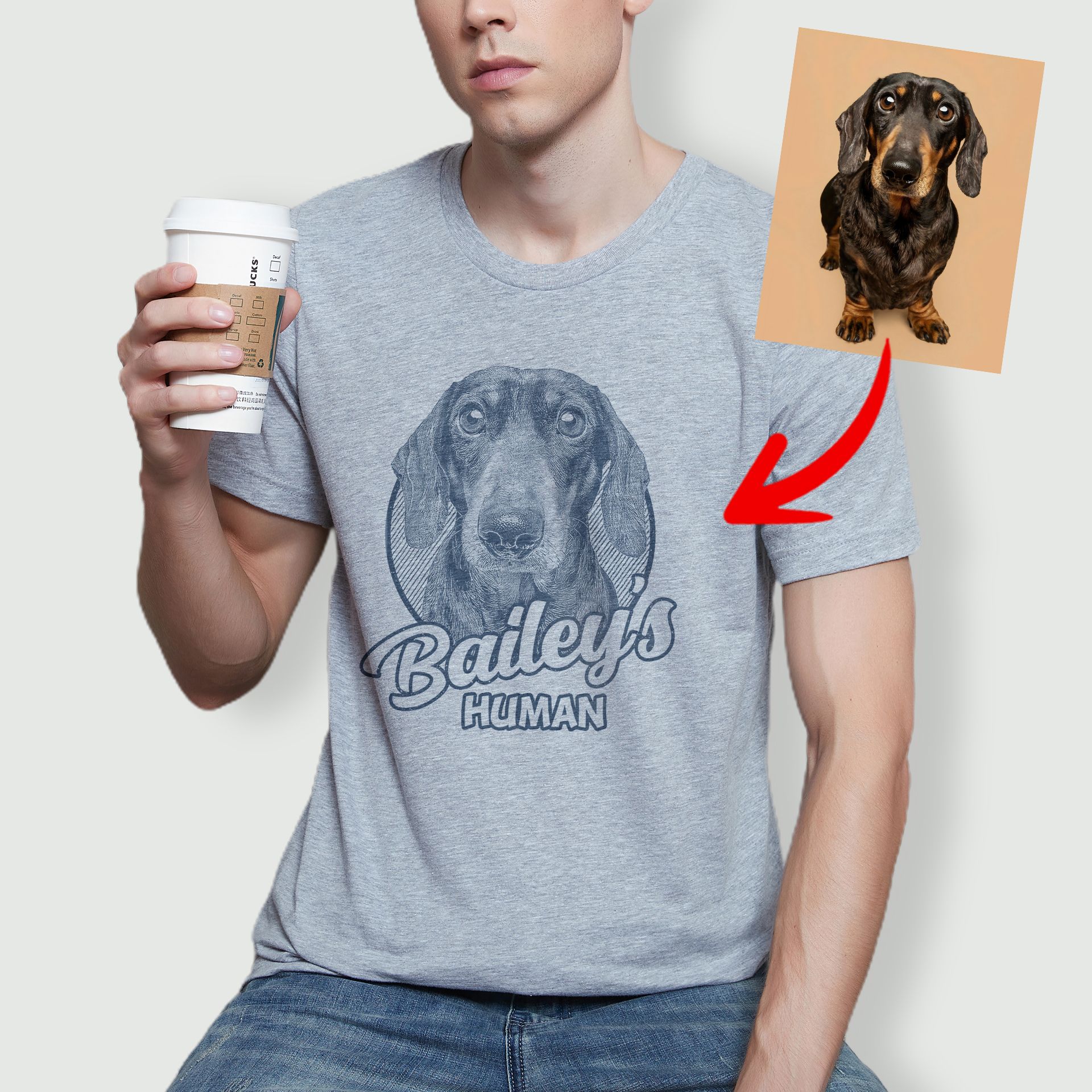 Super Adorable Custom Dog Shirts [For Humans]