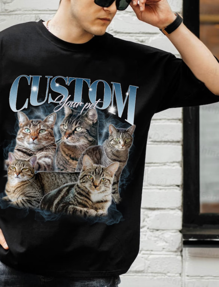 Vintage Custom Dog Shirt｜Custom Pet T-Shirt