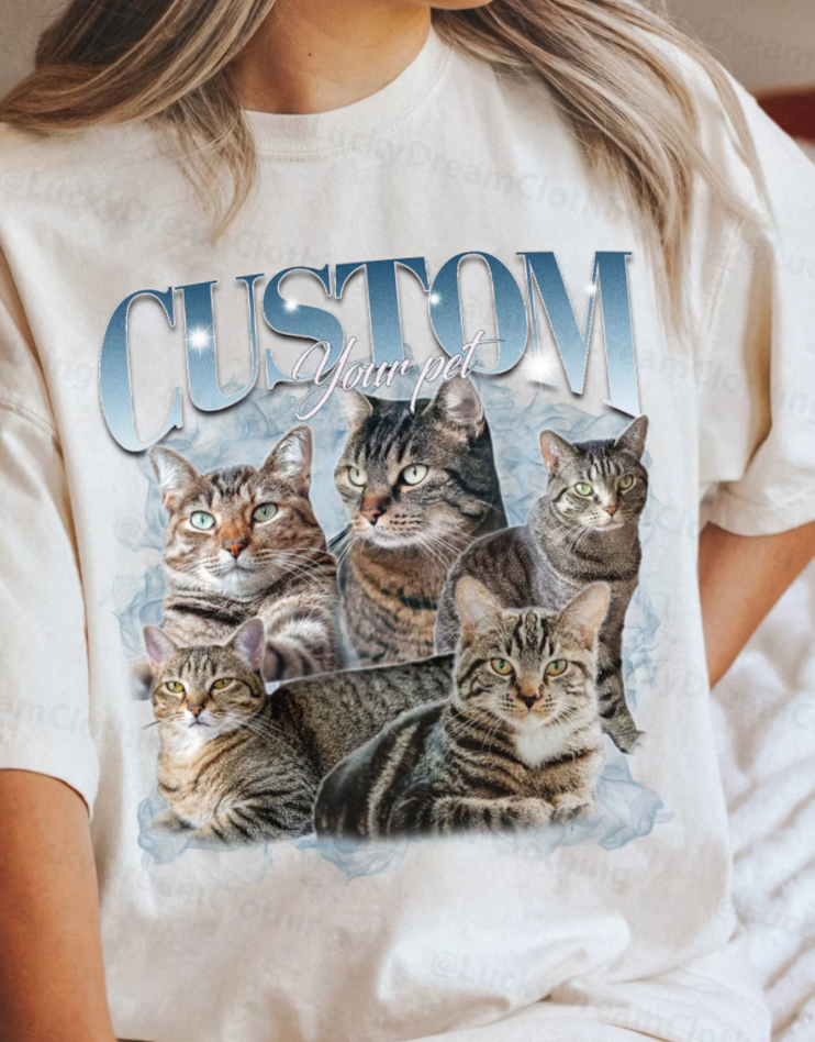 Vintage Custom Dog Shirt｜Custom Pet T-Shirt